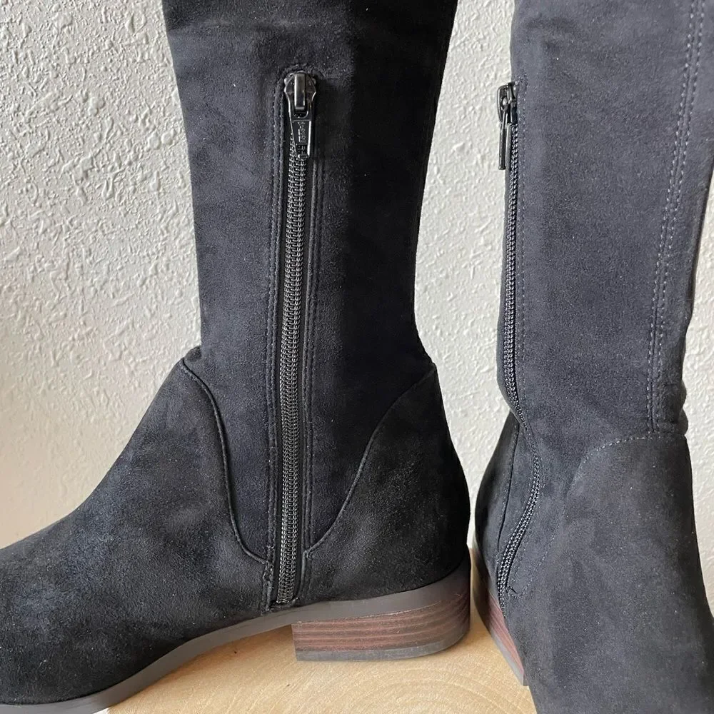 NIB Soul Society Mushroom Black Ravena Knee Boots Size 8M